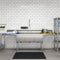 102 in. Three Compartment Commercial Sink Bowl Size 18x24x14 Stainless-Steel 18 Gauge with Two Drainboards