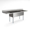 102 in. Three Compartment Commercial Sink Bowl Size 18x24x14 Stainless-Steel 18 Gauge with Two Drainboards