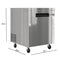 27 in. One Door Commercial Undercounter Refrigerator 5 cu. ft. in Stainless-Steel