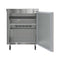 27 in. One Door Commercial Undercounter Refrigerator 5 cu. ft. in Stainless-Steel