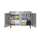 48 in. Two Door Commercial Undercounter Refrigerator in Stainless-Steel 11 cu. ft