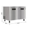 48 in. Two Door Commercial Undercounter Refrigerator in Stainless-Steel 11 cu. ft
