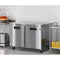 48 in. Two Door Commercial Undercounter Refrigerator in Stainless-Steel 11 cu. ft