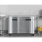 48 in. Two Door Commercial Undercounter Refrigerator in Stainless-Steel 11 cu. ft