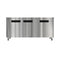 72 in. Three Door Commercial Undercounter Refrigerator 18 cu. ft