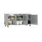 72 in. Three Door Commercial Undercounter Refrigerator 18 cu. ft