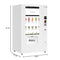 45 in. Commercial Freezer Ice Cream Vending Machine with 44 Slots, Ample 49 in. Touch Display, Bill Acceptor and Credit Card Reader in White