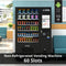 50 in. 60-Slot Snack Vending Machine with 22-inch Touch Screen in Black, Non-Refrigerated. - Wrap