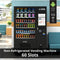 50 in. 60-Slot Snack Vending Machine with 22-inch Touch Screen, Bill and Coin Acceptor in Black, Non-Refrigerated