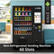50 in. 60-Slot Snack Vending Machine with 22-inch Touch Screen, Credit Card Reader and Bill Acceptor in Black, Non-Refrigerated