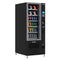 Refrigerated Snack and Drink Vending Machine with 36 Slots with Bill and Coin Acceptor in Black