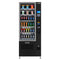 Refrigerated Snack and Drink Vending Machine with 36 Slots with Bill and Coin Acceptor in Black