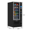 Refrigerated Snack and Drink Vending Machine with 36 Slots with Bill and Coin Acceptor in Black