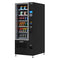 Refrigerated Snack and Drink Vending Machine with 36 Slots with Bill and Coin Acceptor in Black