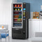 Refrigerated Snack and Drink Vending Machine with 36 Slots Featuring Credit Card Reader and Bill Acceptor in Black