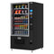 Refrigerated Snack and Drink Vending Machine with 60 Slots in Black