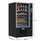 Refrigerated Snack and Drink Vending Machine with 60 Slots and Coin/Bill Acceptor in Black