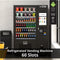 Refrigerated Snack and Drink Vending Machine with 60 Slots and 22 Inch Touch Screen with Bill and Coin Acceptor in Black