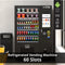 Refrigerated Snack and Drink Vending Machine with 60 Slots and 22 Inch Touch Screen With CC Reader and Bill Acceptor in Black