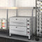 Two-Drawer Commercial Free Standing Warming Drawers in Stainless-Steel