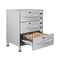 Three-Drawer Commercial Free Standing Warming Drawer in Stainless-Steel