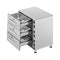 Three-Drawer Commercial Free Standing Warming Drawer in Stainless-Steel