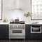 30 In. Convertible Vent Wall Mount Range Hood In Stainless Steel And Glass