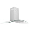 48 In. Convertible Vent Wall Mount Range Hood In Stainless Steel And Glass