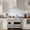 48 In. Convertible Vent Wall Mount Range Hood In Stainless Steel And Glass