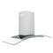 48 In. Convertible Vent Wall Mount Range Hood In Stainless Steel And Glass