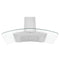 48 In. Convertible Vent Wall Mount Range Hood In Stainless Steel And Glass