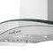 36 In. Crownsound™ Ducted Vent Wall Mount Range Hood In Stainless Steel And Glass With Built-in Bluetooth Speakers