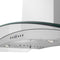 42" CrownSound, Ducted Vent Wall Mount Range Hood with Built-in Bluetooth Speakers