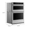 30-inch Electric Combo Wall Oven With No Preheat Air Fry Mode - Printshield™ Finish