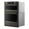 30-inch Smart Electric Combo Wall Oven With Assisted Cooking Modes - Black Ore