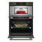 30-inch Smart Electric Combo Wall Oven With Assisted Cooking Modes - Black Ore