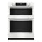 30-inch Smart Electric Combo Wall Oven With Assisted Cooking Modes - White