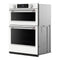 30-inch Smart Electric Combo Wall Oven With Assisted Cooking Modes - White