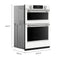 30-inch Smart Electric Combo Wall Oven With Assisted Cooking Modes - White