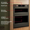 30-inch Smart Electric Combo Wall Oven With Intelligent Cooking Camera - Black Ore