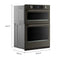 30-inch Smart Electric Combo Wall Oven With Intelligent Cooking Camera - Black Ore