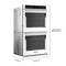 30" Double Wall Ovens with Air Fry Mode
