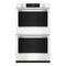 30-inch Smart Electric Double Wall Oven With Assisted Cooking Modes - White