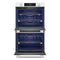 30-inch Smart Electric Double Wall Oven With Assisted Cooking Modes - White