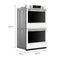 30-inch Smart Electric Double Wall Oven With Assisted Cooking Modes - White