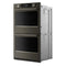 30-inch Smart Electric Double Wall Oven With Intelligent Cooking Camera - Black Ore