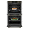 30-inch Smart Electric Double Wall Oven With Intelligent Cooking Camera - Black Ore