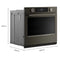 30-inch Smart Electric Single Wall Oven With Assisted Cooking Modes - Black Ore