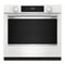 30-inch Smart Electric Single Wall Oven With Assisted Cooking Modes - White