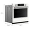 30-inch Smart Electric Single Wall Oven With Assisted Cooking Modes - White